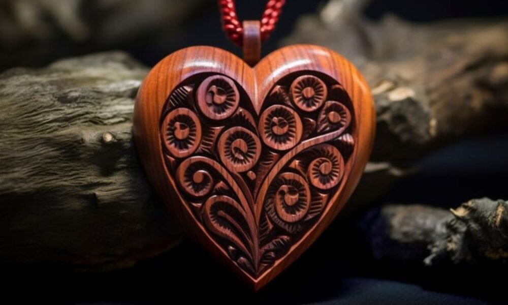 wood jewelry for her