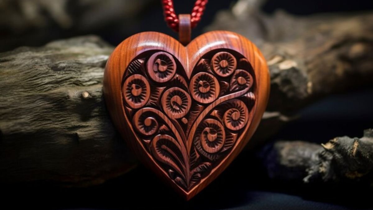 wood jewelry for her